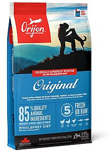 מזון לכלב בוגר ללא דגנים אוריג'ן אוריג'ינל 11.4 ק"ג מזון לכלב בוגר ללא דגנים אוריג'ן אוריג'ינל 11.4 ק"ג
