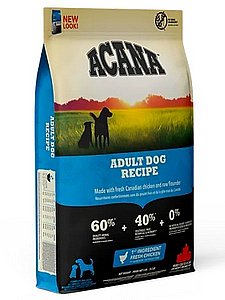 מזון לכלב בוגר ללא דגנים אקאנה הריטג' עוף וירקות 2 ק"ג מזון לכלב בוגר ללא דגנים אקאנה הריטג' עוף וירקות 2 ק"ג