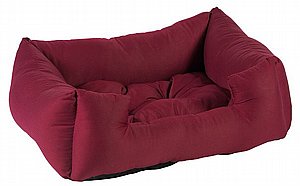 מיטה לכלב מבד כותנה צבע בורדו במגוון מידות מיטה לכלב מבד כותנה צבע בורדו במגוון מידות