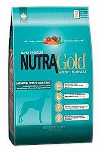 מזון הוליסטי היפואלרגני לכלבים נוטרה גולד סלמון ותפו"א 15 ק"ג מזון הוליסטי היפואלרגני לכלבים נוטרה גולד סלמון ותפו"א 15 ק"ג