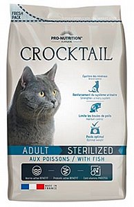 מזון מופחת שומן לחתול מסורס/מעוקרת פרו נוטרישן קרוקטייל סטרלייזד דגים 10 ק"ג מזון מופחת שומן לחתול מסורס/מעוקרת פרו נוטרישן קרוקטייל סטרלייזד דגים 10 ק"ג