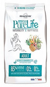 מזון ללא דגנים לחתול בוגר פיור לייף אדולט 8 ק"ג מזון ללא דגנים לחתול בוגר פיור לייף אדולט 8 ק"ג