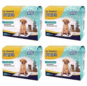 דיל 4 יח' פדים פרימיום לאילוף 100 יח' SMART DOG מידה XL עבים במיוחד דיל 4 יח' פדים פרימיום לאילוף 100 יח' SMART DOG מידה XL עבים במיוחד