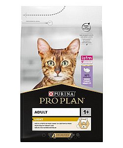 מזון מופחת שומן לחתול פרו פלאן אופטי לייט אדולט הודו 3 ק"ג מזון מופחת שומן לחתול פרו פלאן אופטי לייט אדולט הודו 3 ק"ג