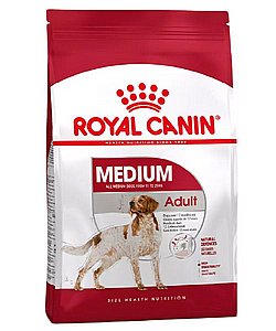 מזון לכלב בוגר מגזע בינוני רויאל קנין מדיום אדולט 15 ק"ג מזון לכלב בוגר מגזע בינוני רויאל קנין מדיום אדולט 15 ק"ג