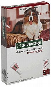 11אמפולות נגד פרעושים לכלב בינוני בין 25-10 ק"ג באייר אדוונטג' - BAYER Advantage וידאו לא עובד 11אמפולות נגד פרעושים לכלב בינוני בין 25-10 ק"ג באייר אדוונטג' - BAYER Advantage וידאו לא עובד