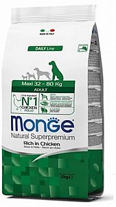 מזון לכלבים מגזע גדול וענק מונג' נאטורל מקסי אדולט 12 ק"ג מזון לכלבים מגזע גדול וענק מונג' נאטורל מקסי אדולט 12 ק"ג