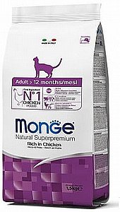 מונג' נטורל עוף לחתול 3 ק"ג מונג' נטורל עוף לחתול 3 ק"ג