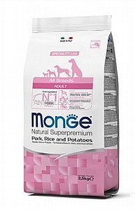 אוכל לכלבים מונג' חזיר אורז ותפו"א 12 ק"ג אוכל לכלבים מונג' חזיר אורז ותפו"א 12 ק"ג