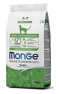 מונג' מונו פרוטאין ארנבת לחתולים 1.5 ק"ג מונג' מונו פרוטאין ארנבת לחתולים 1.5 ק"ג