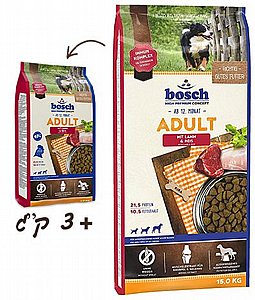 בוש כבש עוף ואורז 15 ק"ג לכלבים + 3 ק"ג בוש כבש עוף ואורז 15 ק"ג לכלבים + 3 ק"ג
