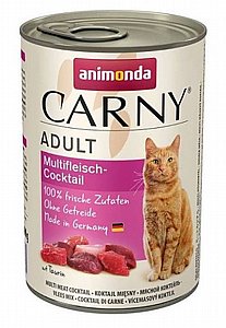 שימור לחתולים בוגרים אנימונדה קרני קוקטייל בשר 400 גר' שימור לחתולים בוגרים אנימונדה קרני קוקטייל בשר 400 גר'