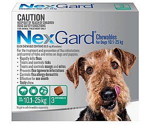 נקסגארד כדורים נגד פרעושים וקרציות לכלב מיני במשקל 2-4 ק"ג נקסגארד כדורים נגד פרעושים וקרציות לכלב מיני במשקל 2-4 ק"ג