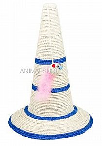 קונוס גירוד לחתולים + צעצוע על חבל קונוס גירוד לחתולים + צעצוע על חבל