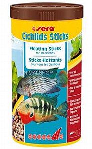 סרה אוכל לדגים ציקלידים מקלות צפים 210 גר' סרה אוכל לדגים ציקלידים מקלות צפים 210 גר'