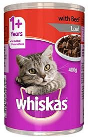 שימור לחתולים בוגרים ויסקאס בקר ברוטב 400 גר' שימור לחתולים בוגרים ויסקאס בקר ברוטב 400 גר'
