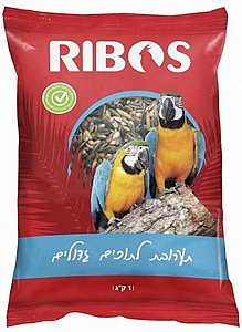 תערובת לתוכים גדולים ריבוס 1 ק"ג תערובת לתוכים גדולים ריבוס 1 ק"ג