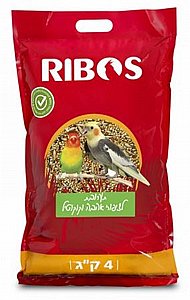 תערובת לקוקוטילים וציפורי אהבה ריבוס 4 ק"ג תערובת לקוקוטילים וציפורי אהבה ריבוס 4 ק"ג