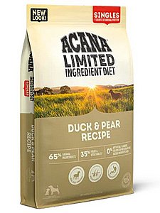 מזון לכלב בוגר ללא דגנים אקאנה ברווז 11.4 ק"ג מזון לכלב בוגר ללא דגנים אקאנה ברווז 11.4 ק"ג