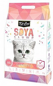 חול מתגבש לחתול על בסיס סויה בריח קונפטי 7 ליטר חול מתגבש לחתול על בסיס סויה בריח קונפטי 7 ליטר