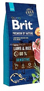 בריט כבש ואורז אוכל לכלבים רגישים 15 ק"ג בריט כבש ואורז אוכל לכלבים רגישים 15 ק"ג