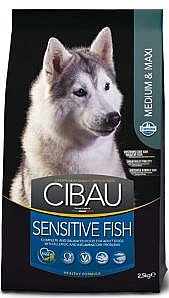 מזון לכלב בוגר מגזע בינוני וגדול סיבאו סנסטיב דגים 2.5 ק"ג מזון לכלב בוגר מגזע בינוני וגדול סיבאו סנסטיב דגים 2.5 ק"ג