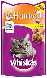 חטיף אנטי היירבול לחתול ויסקאס 55 גר' חטיף אנטי היירבול לחתול ויסקאס 55 גר'