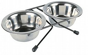 סטנד קערות נירוסטה לכלב במספר גדלים סטנד קערות נירוסטה לכלב במספר גדלים