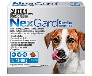 נקסגארד כדורים נגד פרעושים וקרציות לכלב במשקל 25-50 ק"ג נקסגארד כדורים נגד פרעושים וקרציות לכלב במשקל 25-50 ק"ג