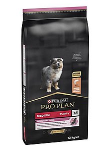 מזון יבש היפואלרגני לגורי כלבים עם אלרגיה מגזע בינוני פרו פלאן אופטי סטארט סלמון ואורז 12 ק"ג מזון יבש היפואלרגני לגורי כלבים עם אלרגיה מגזע בינוני פרו פלאן אופטי סטארט סלמון ואורז 12 ק"ג