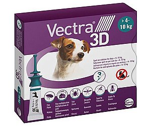 אמפולות וקטרה נגד פרעושים וקרציות לכלבים במשקל 4-10 ק"ג אמפולות וקטרה נגד פרעושים וקרציות לכלבים במשקל 4-10 ק"ג