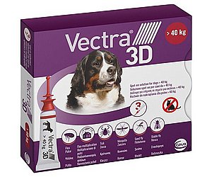 אמפולות וקטרה נגד פרעושים וקרציות לכלבים במשקל 40-60 ק"ג אמפולות וקטרה נגד פרעושים וקרציות לכלבים במשקל 40-60 ק"ג